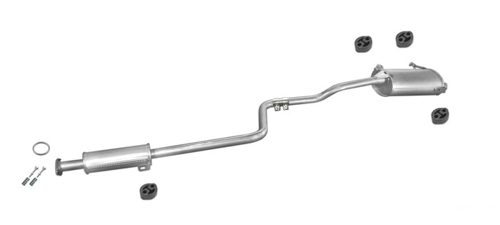 Endschalldämpfer SUZUKI SWIFT II 1.0 1.3 Schrägheck 5-Türen 89-05 Auspuff