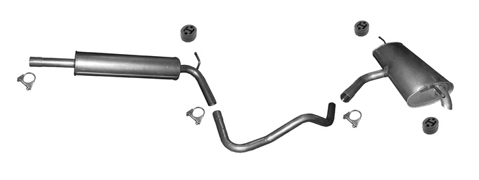 Auspuff für SEAT LEON 1.0 TSI Schrägheck und Coupe Auspuffanlage