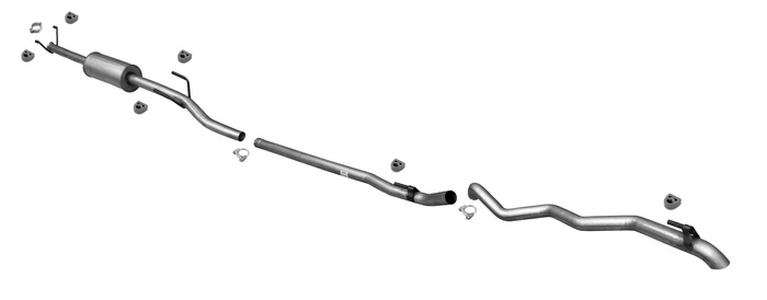 Auspuff für MERCEDES SPRINTER (906) 419 519 CDi XLWB-längste 4325mm 637 657 737