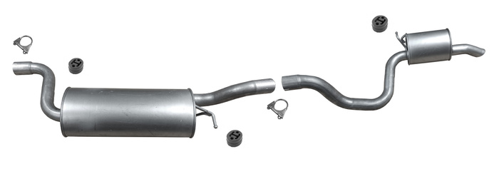 Auspuff für CHRYSLER GRAND VOYAGER V DODGE GRAND CARAVAN VW ROUTAN 3.3 3.8 4.0