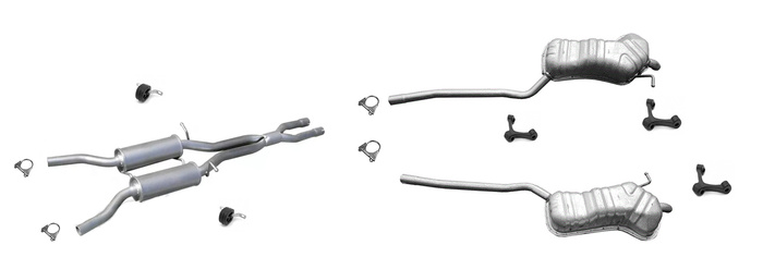 Auspuff für Volkswagen PASSAT B5 (3B2) 2.8 V6 Syncro