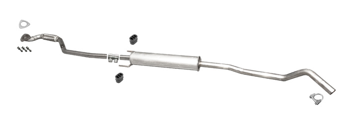 Mittelschalldämpfer für OPEL CORSA C & TIGRA TWINTOP 1.8 125PS 2000-2010 Auspuff