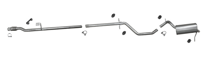 Auspuff für CITROEN C5 III 1.6 HDi 109PS Auspuffanlage