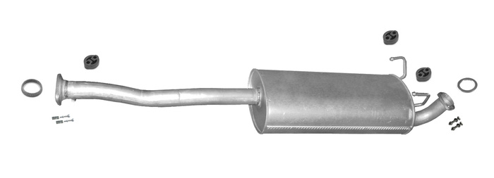 Mittelschalldämpfer für TOYOTA LAND CRUISER J90 III 3.0 D-4D 4WD 3.0 TD 5-Türen