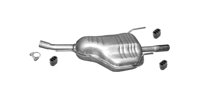 Endschalldämpfer für OPEL ASTRA G 1.6 / 1.8 16V Kombi, Kasten auch LPG Auspuff