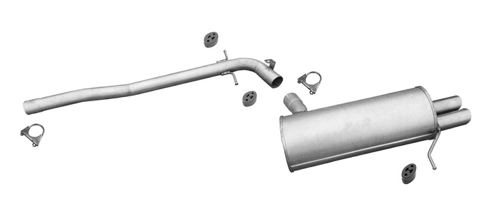 Endschalldämpfer für VOLVO XC90 (275) 3.2 24V 2.4 TD 2006-2014 Auspuff