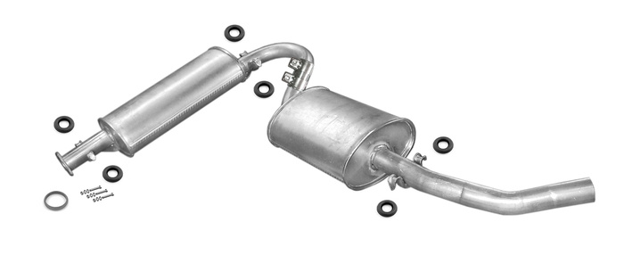 Endschalldämpfer für FIAT DUCATO CITROEN JUMPER 2.0 110PS Kasten 94-02 Auspuff