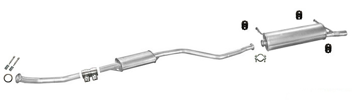 Auspuff CITROEN XSARA 1.4 1.6 16V Schrägheck Coupe 2000-2004 Auspuffanlage