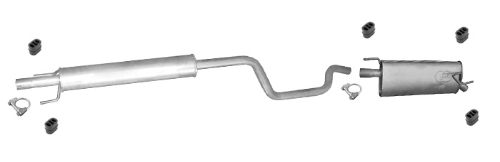 Auspuff für OPEL MERIVA A 1.8 Auspuffanlage