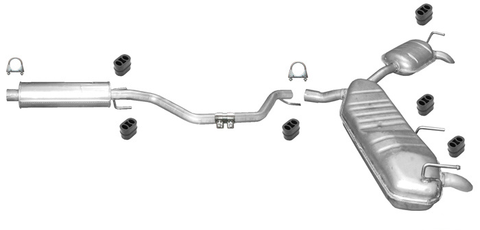 Auspuff OPEL VECTRA C 2.0 Turbo 2.2 direct 3.0 3.2 V6 CDTi Auspuffanlage