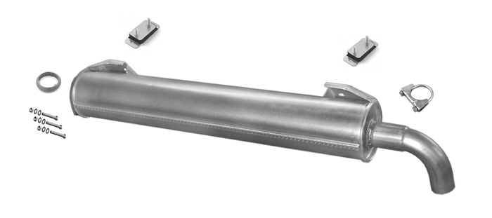 Endschalldämpfer für VW T3 TRANSPORTER III 1.6 TD JX 1990-1992 Auspuff Endtopf