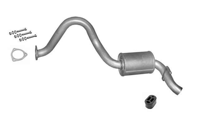 Endschalldämpfer für LAND ROVER DEFENDER 2.2Td, 2.5Td und 2.4Td 4x4 Auspuff