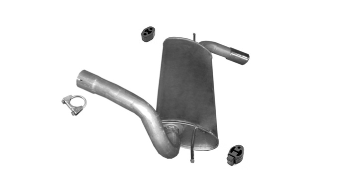 Endschalldämpfer für FORD FOCUS III 2.0 TDCi Schrägheck 2011-2016 Auspuff