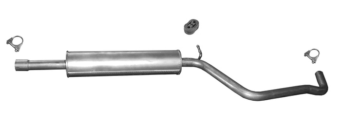 Mittelschalldämpfer für VW GOLF 7 VII 1.4 TSi 140/150PS auch Sportsvan Auspuff