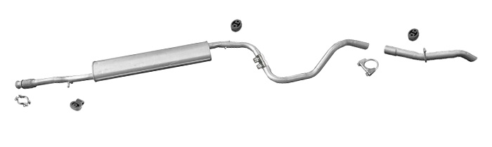 Auspuff für CITROEN NEMO 1.4 Auspuffanlage