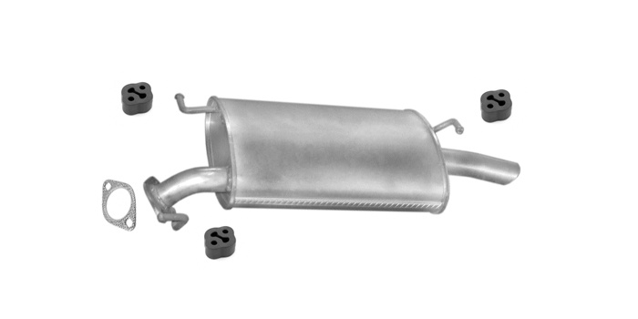 Endschalldämpfer für KIA SHUMA SEPHIA CARENS 1.5i 1.8i 1997-2002 Auspuff Endtopf