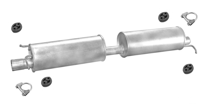 Mittelschalldämpfer FORD TRANSIT 2.0 DI TD 74/92 kW Bus Kasten 00-06 Auspuff