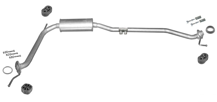 Mittelschalldämpfer HONDA CIVIC VIII 1.4 83/86 PS Schrägheck 06-10 Auspuff