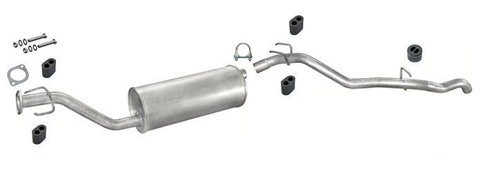Auspuff OPEL FRONTERA A SPORT 2.0 4x4 SWB 2-TUREN 115PS 92-95 Auspuffanlage