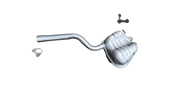 Endschalldämpfer für SKODA OCTAVIA II VW GOLF V/JETTA 1.4/1.8 TSi 2.0 FSi