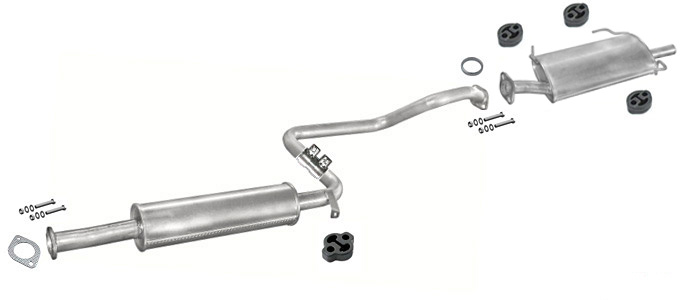 Auspuff NISSAN MAXIMA / MAXIMA QX (A32) 2.0 3.0 1994-2000 Auspuffanlage