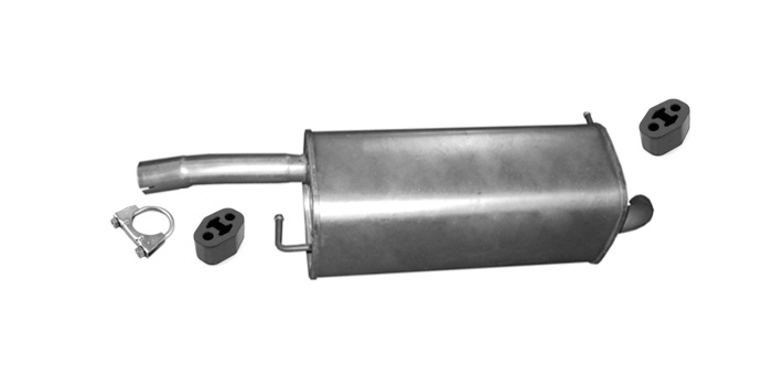 Endschalldämpfer für FORD FIESTA MK V MAZDA 2 1.2 1.3 1.4 02-08 Auspuff Endtopf