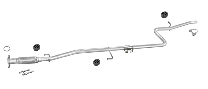 Rohr FIAT DOBLO (119) 1.2 65PS 09.2000-2005 Auspuff Mittelrohr Flexrohr