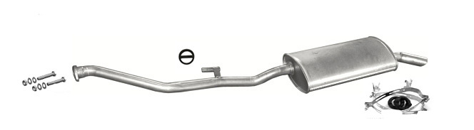 Auspuff BMW 3 (E36) 316 Stufenheck / Touring Kombi 1988-1995 Auspuffanlage