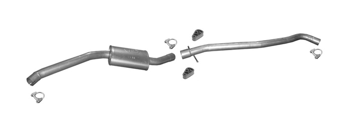 Mittelschalldämpfer für BMW X3 (E83) 2.0 3.0D 150, 204, 218PS 2004-2008 Auspuff