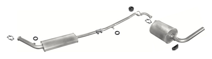 Auspuff RENAULT TRAFIC I 2.1 D 2.1 D LWB-Lang Auspuffanlage