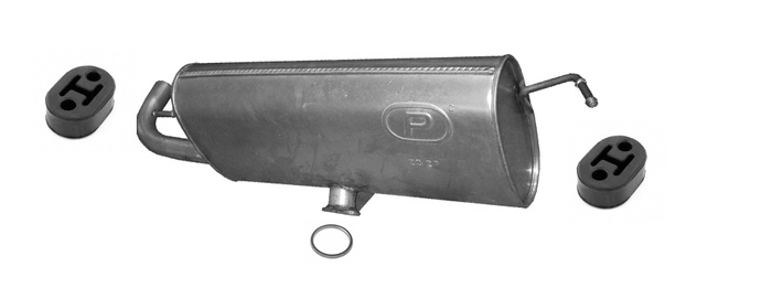 Endschalldämpfer für SUZUKI GRAND VITARA  1.6i 106PS Auspuff Endtopf