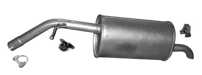 Endschalldämpfer für CITROËN C3 AIRCROSS C4 CACTUS CROSSLAND PEUGEOT 208 1.2