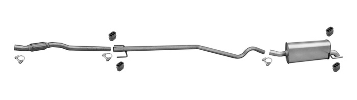 Auspuff für OPEL ASTRA H / GTC 1.3 CDTi 90PS Schrägheck / Coupe +Rohr