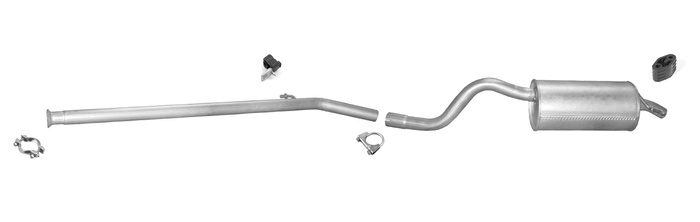 Auspuff für RENAULT TWINGO II 1.2 8V 16V 2007-2014 Auspuffanlage