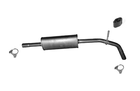 Mittelschalldämpfer für  Dacia SANDERO II 1.0 SCe 75 Auspuff Mitteltopf