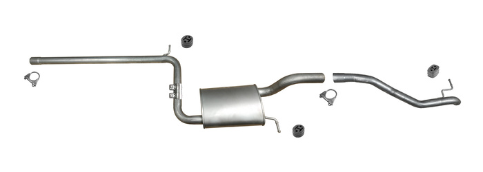 Auspuff für SKODA SUPERB III 2.0 TDI 150PS 2015-2018 Auspuffanlage