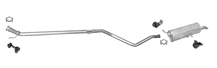 Auspuff PEUGEOT 307 SW 1.4 HDI Kombi 2002-2005 Auspuffanlage