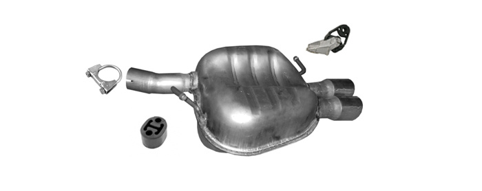 Endschalldämpfer für AUDI A5 2.0 TDi Ab 2008 170/177PS Auspuff