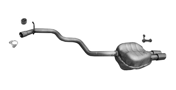 Endschalldämpfer für SKODA SUPERB II 1.8TSi 152PS 160PS Stufenheck/Kombi Auspuff