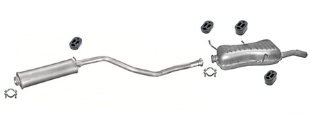 Auspuff PEUGEOT 306 2.0 Cabriolet Auspuffanlage