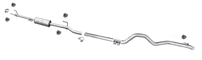 Auspuff für MERCEDES SPRINTER (906) 310 313 316 319 CDi MWB-mittel 3665mm