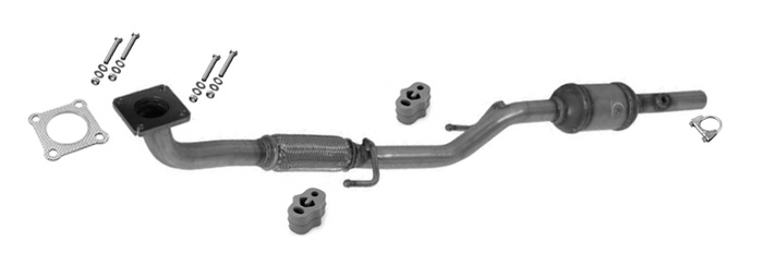 Katalysator für SEAT CORDOBA IBIZA (6L1) / SKODA FABIA I / VW POLO IV 1.4 16V