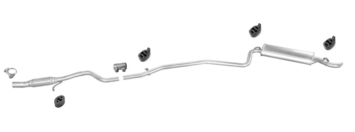 Auspuff FIAT SEICENTO 1.1 2004-10.2005 Auspuffanlage