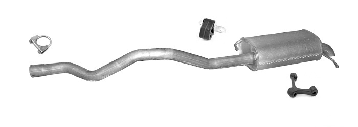 Endschalldämpfer VW T5 TRANSPORTER 1.9 TDI 62/63/75/77 kW 2003-2009 Auspuff