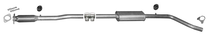 Mittelschalldämpfer für Fiat Idea Lancia Musa 1.4 ab 2003  Auspuff Mitteltopf