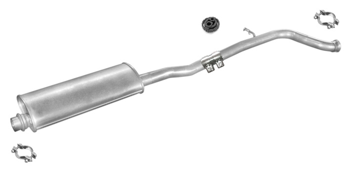 Mittelschalldämpfer PEUGEOT 406 3.0 Stufenheck Coupe Kombi 1995-2000 Auspuff