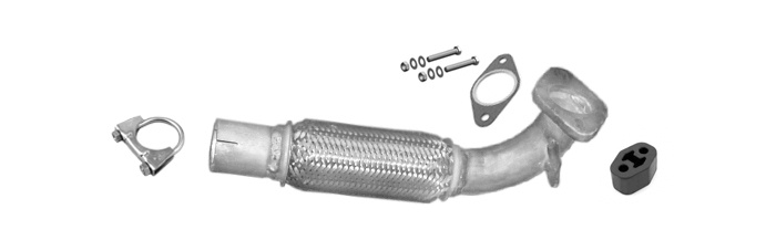 Rohr Vorne für FORD FIESTA V VI / FUSION 1.4 1.6 Auch VAN / MAZDA 2 1.4 Auspuff