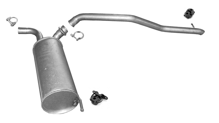 Auspuff CITROEN JUMPY II 2.0 HDI 120 LWB-Lang Auspuffanlage