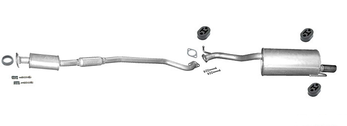 Auspuff SUBARU LEGACY III 2.0 2.5 4WD Stufenheck Auspuffanlage