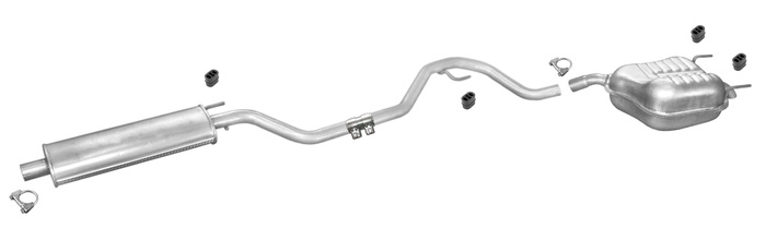 Auspuff OPEL VECTRA C 1.6 1.8 Schrägheck Stufenheck Auspuffanlage